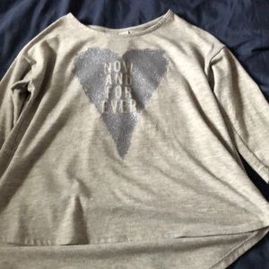 Grey kids long sleeve